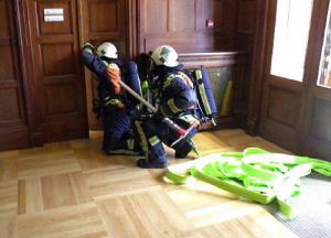 Vaja evakuacije iz objekta občinske stavbe